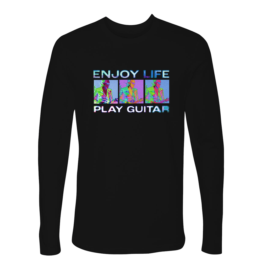 Joe Bonamassa Enjoy Life Play Guitar langermet t-skjorte svart