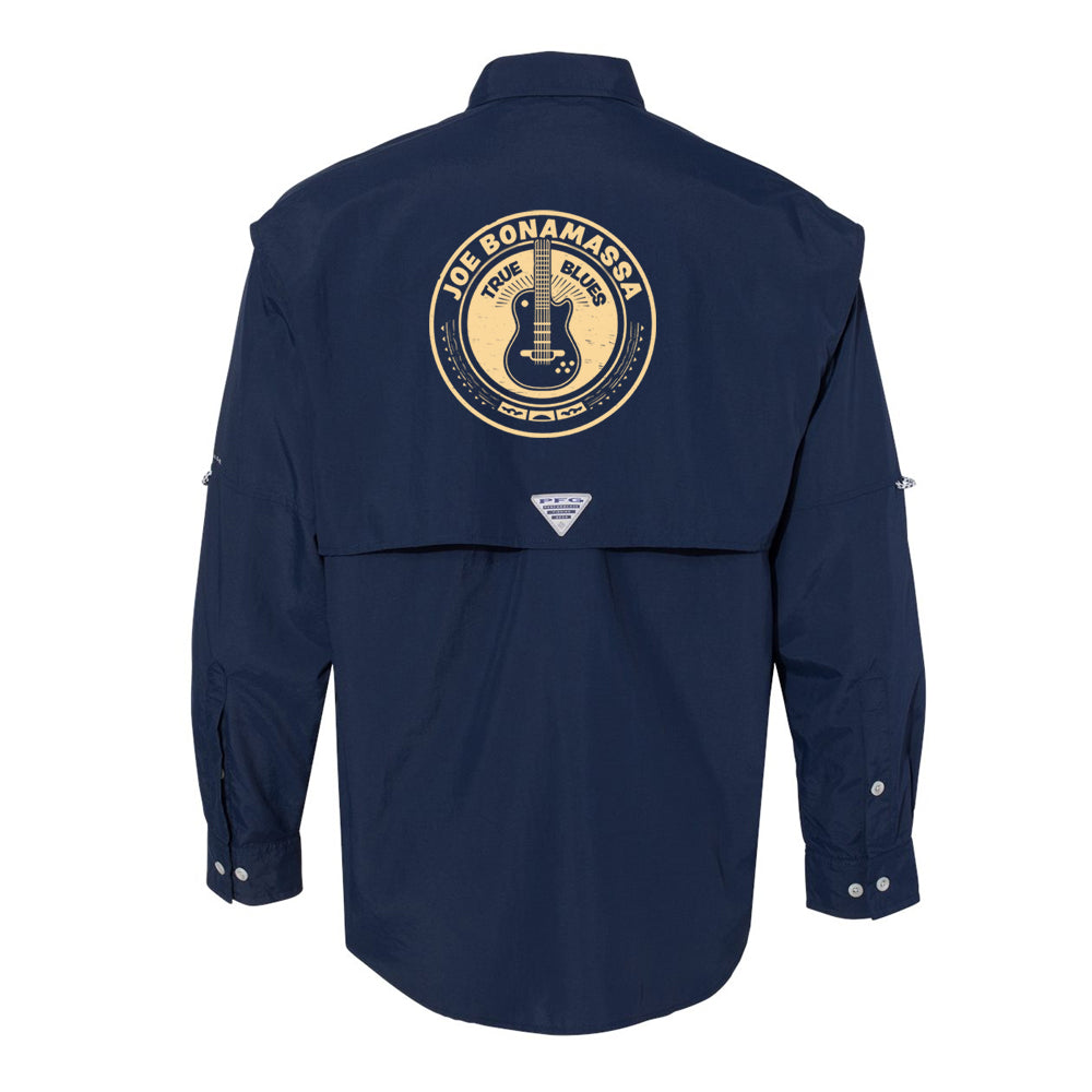 Joe Bonamassa True Blues skjorte herre blå Columbia PFG