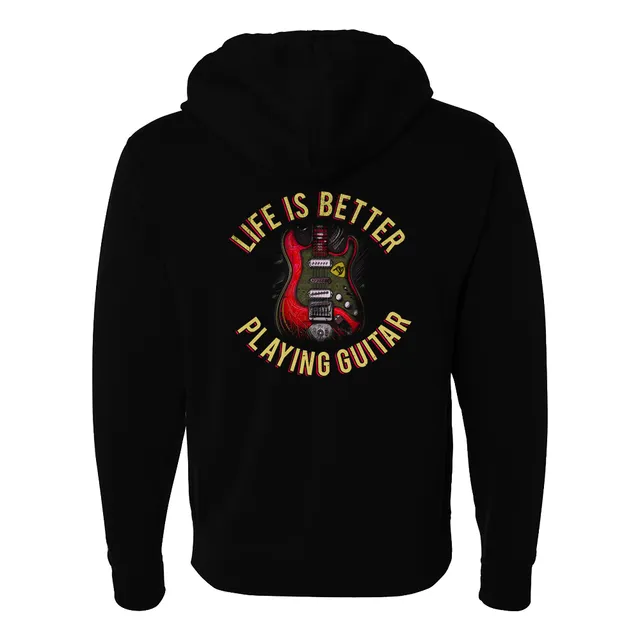 Joe Bonamassa Life is Better Playing Guitar hettejakke