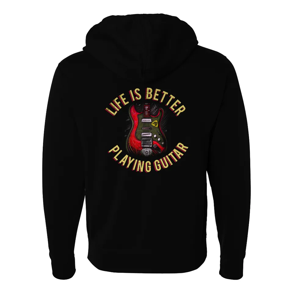 Joe Bonamassa Life is Better Playing Guitar hettejakke