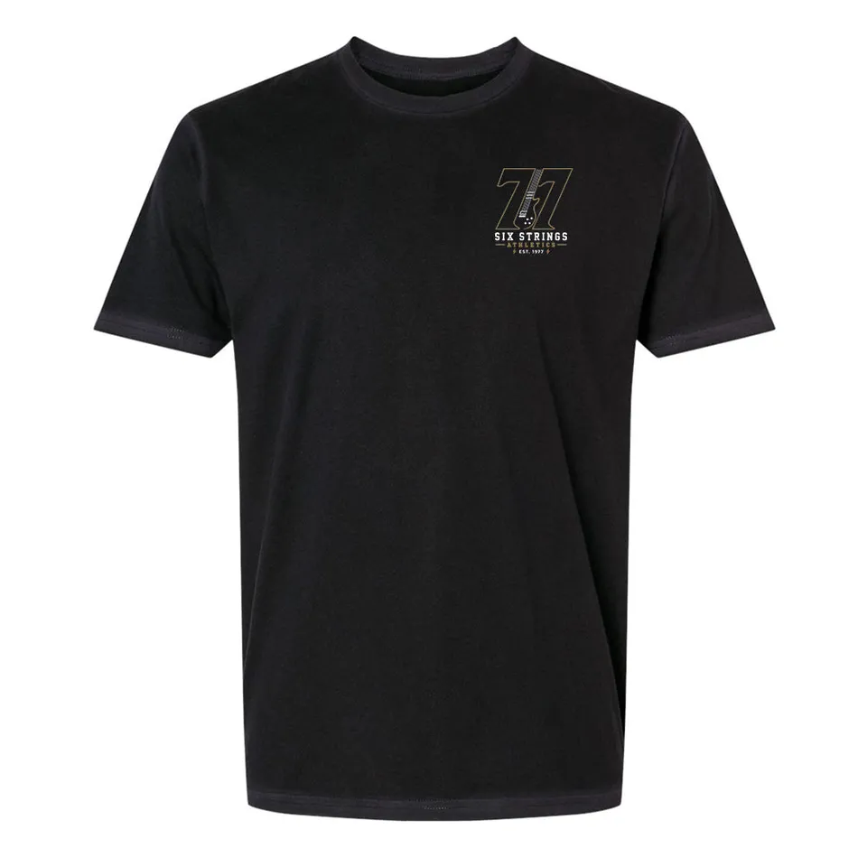 Joe Bonamassa Six Strings Athletics T-skjorte vasket svart