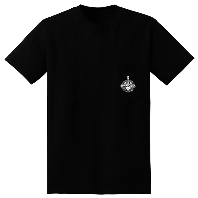 Joe Bonamassa Acoustic Quality Blues T-skjorte lomme bomull
