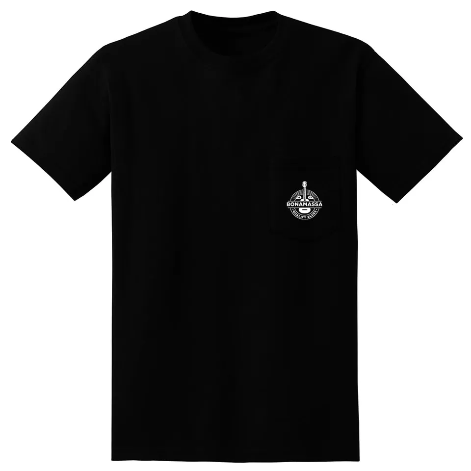 Joe Bonamassa Acoustic Quality Blues T-skjorte lomme bomull