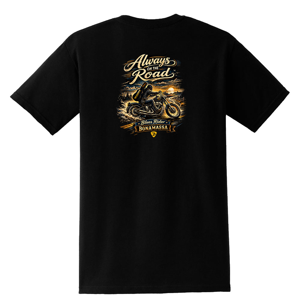 Joe Bonamassa Blues Rider Pocket T-skjorte unisex bomull