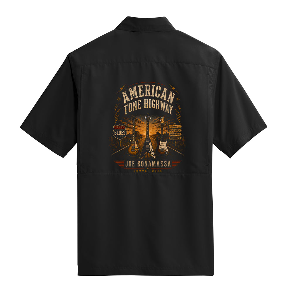 Joe Bonamassa American Tone Highway UV Daybreak skjorte svart