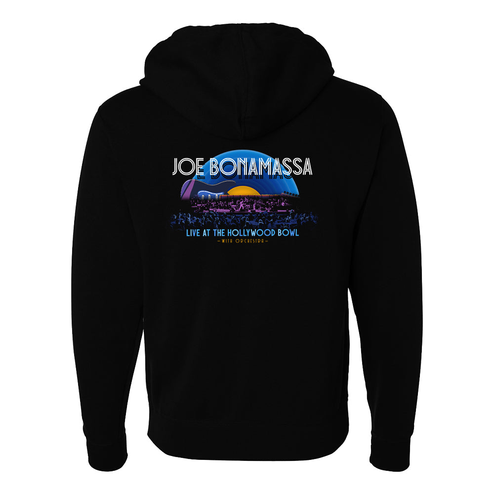 Joe Bonamassa Live at Hollywood Bowl zip-hoodie svart gitar