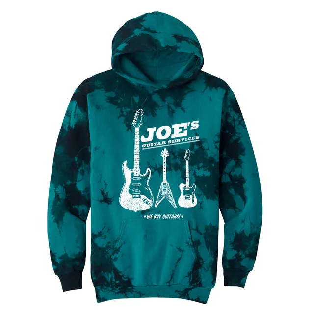 Joe Bonamassa Joe's Guitar Service hettegenser tie-dye bomull