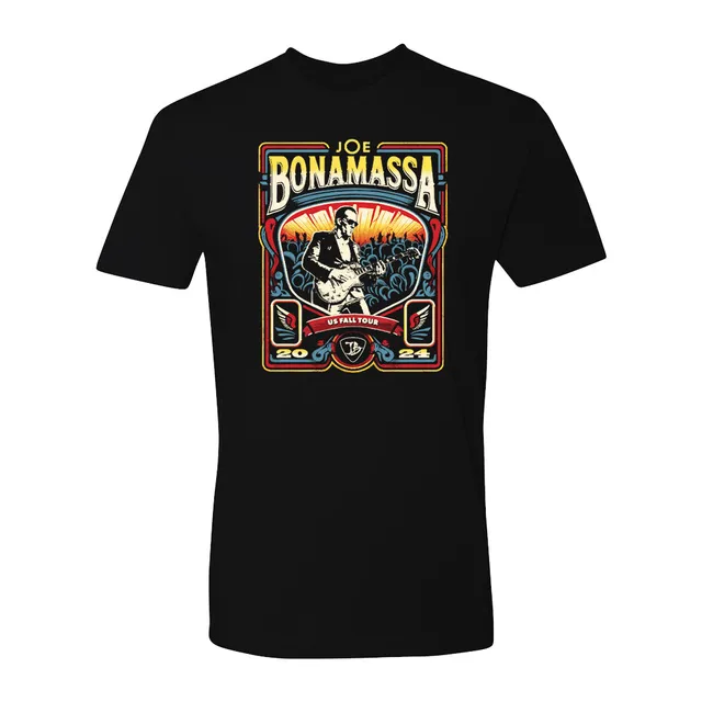 Joe Bonamassa 2024 U.S. Fall Tour t-skjorte svart