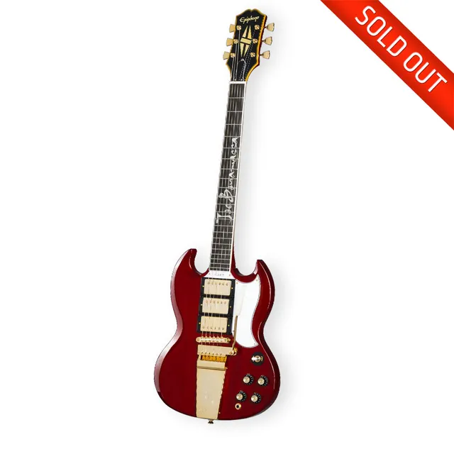 Joe Bonamassa 1963 Epiphone SG Custom gitar limited 300 Dark Wine Red