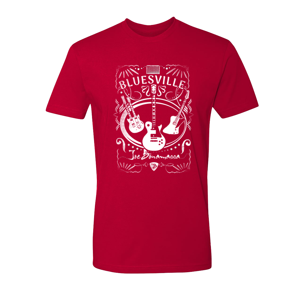 Joe Bonamassa Welcome to Bluesville t-skjorte svart bomull