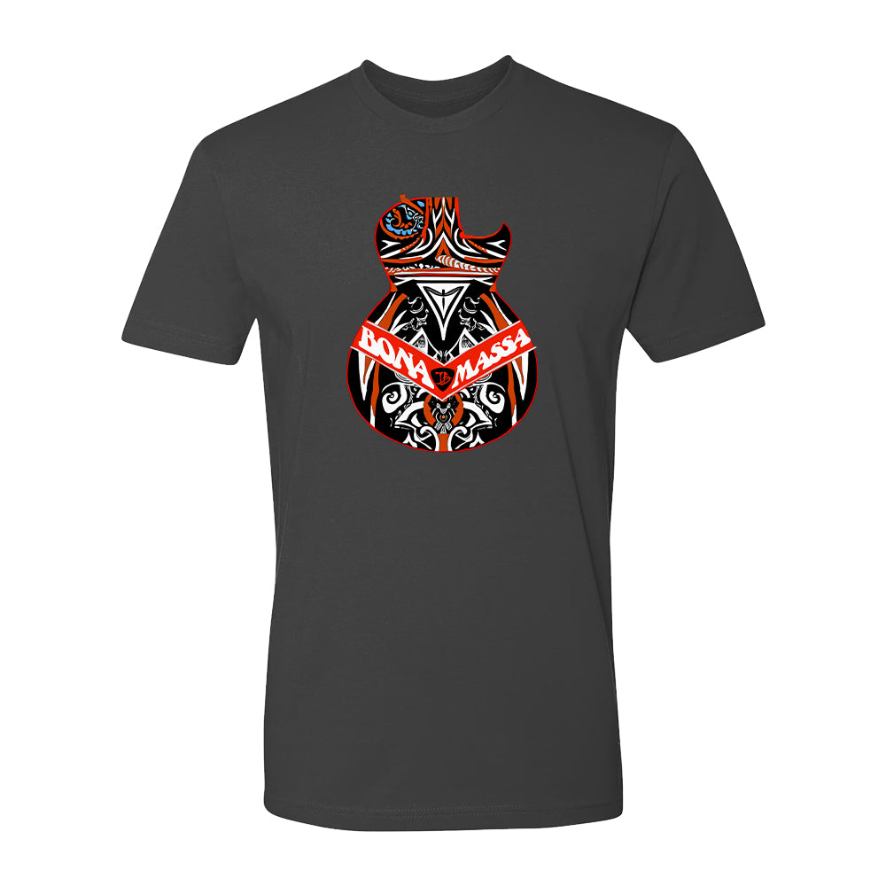Joe Bonamassa Tribal Guitar t-skjorte svart bomull