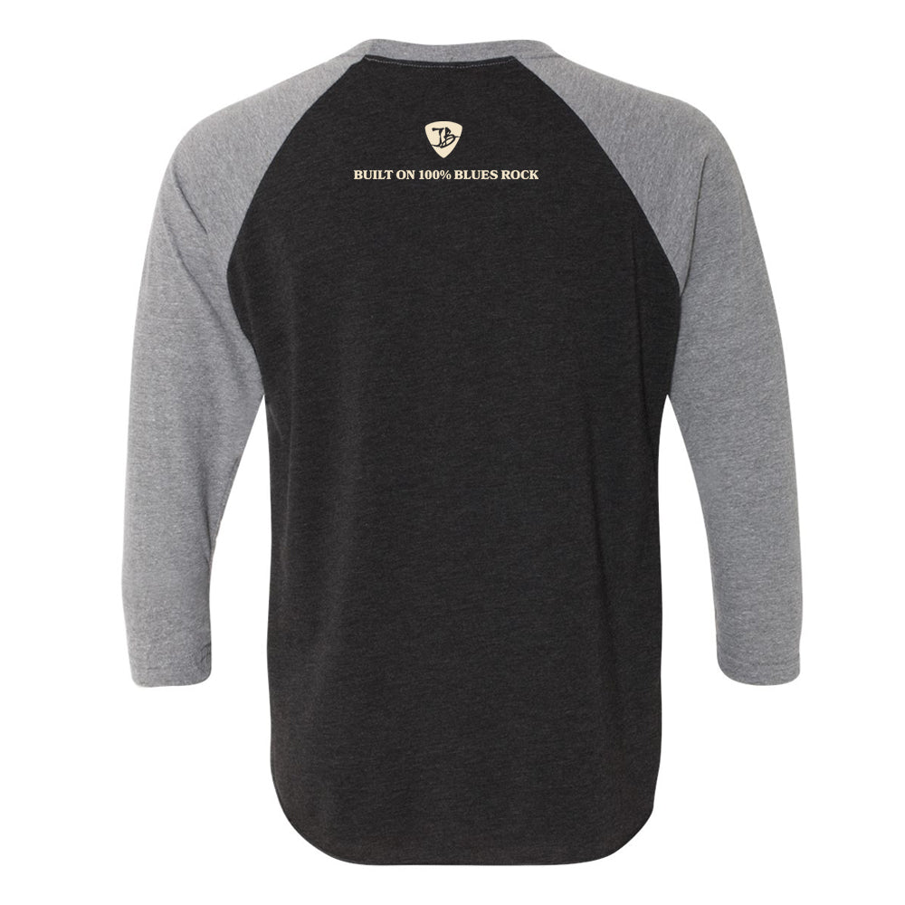 Joe Bonamassa JB Electric Blues raglan t-skjorte hvit/svart