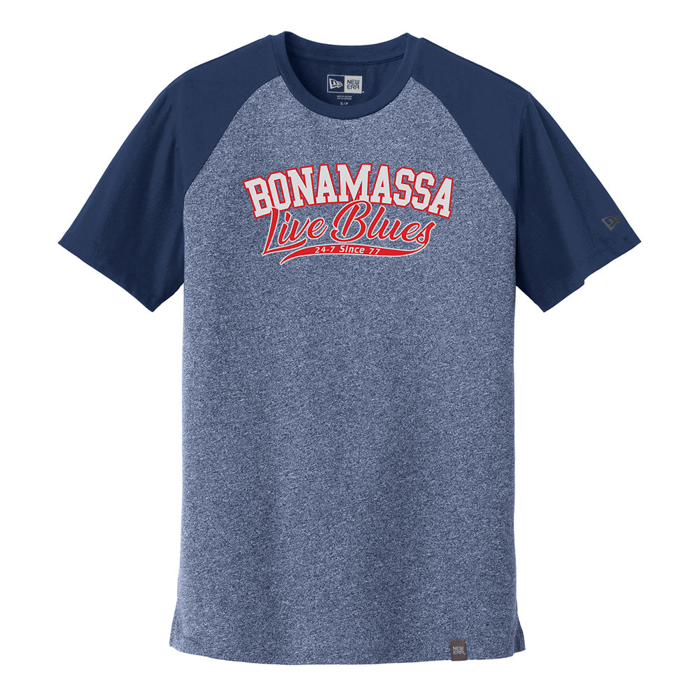 Joe Bonamassa Live Blues New Era Varsity T-skjorte Svart bomull