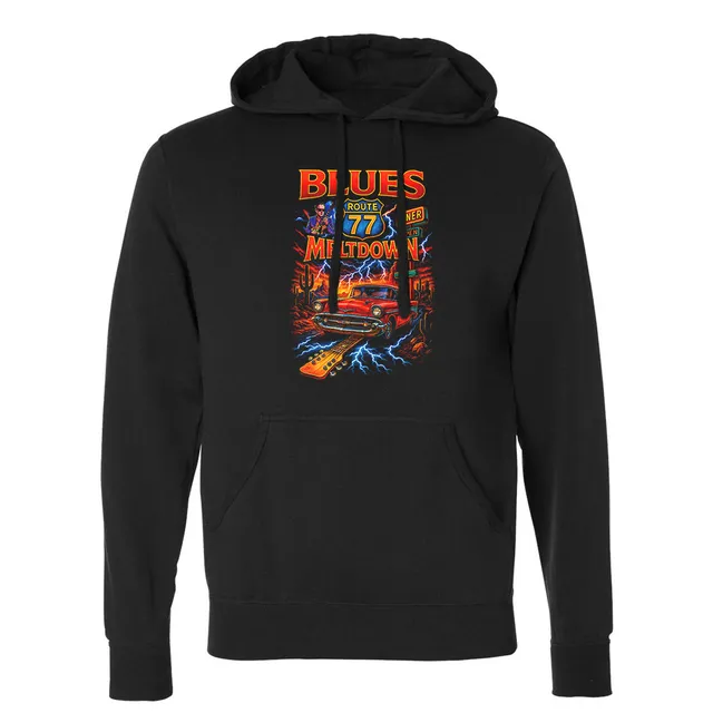 Joe Bonamassa Blues Meltdown Pullover Hoodie hettegenser svart