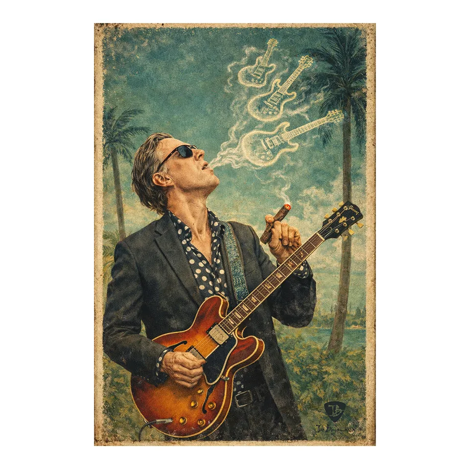 Joe Bonamassa Smokin Blues 2026 print 21x14 samleobjekt