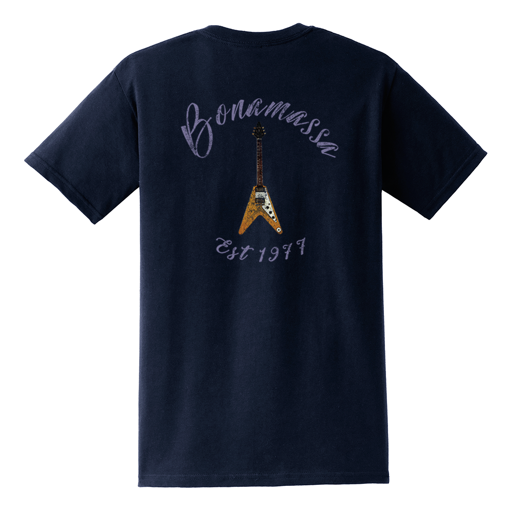 Joe Bonamassa Keepin It Real Since 77 t-skjorte lomme svart