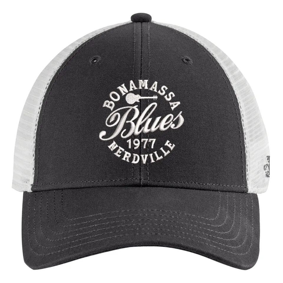 Joe Bonamassa Made in Nerdville North Face truckercaps grå-hvit
