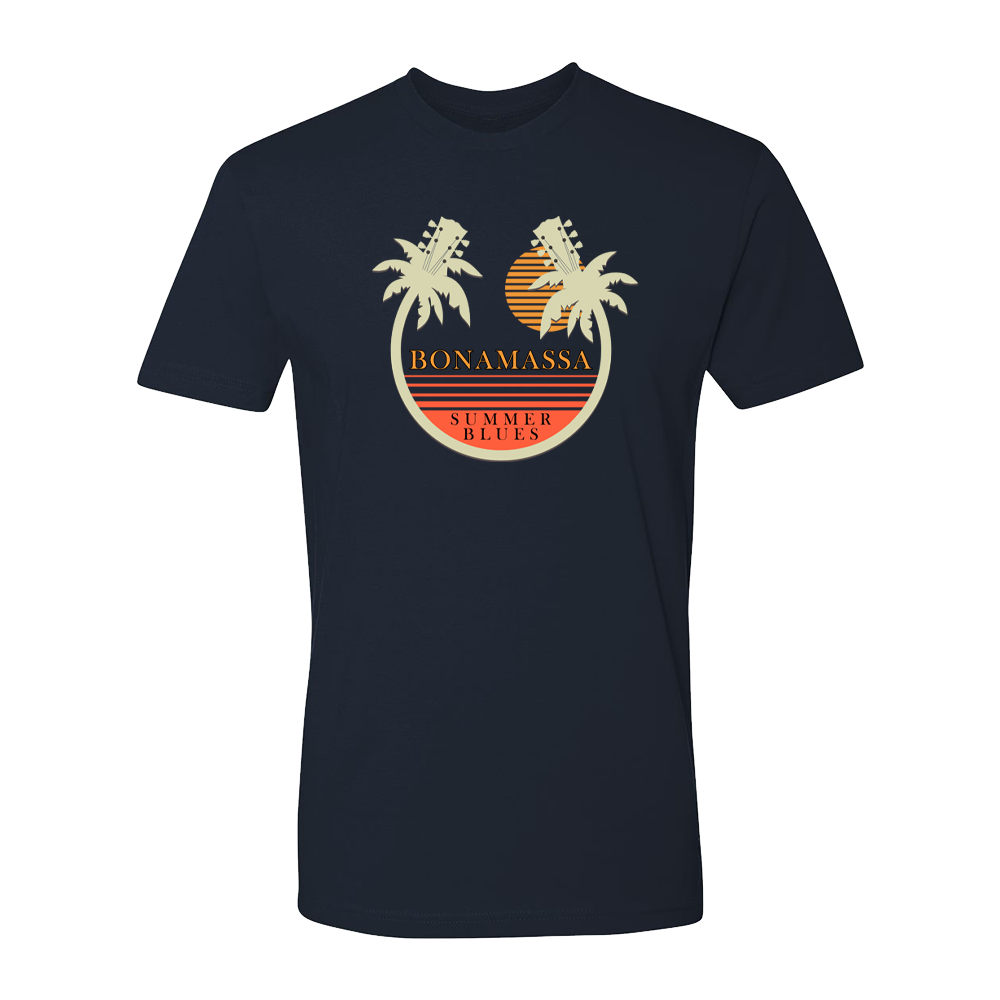 Joe Bonamassa Summer Palms t-skjorte unisex bomull