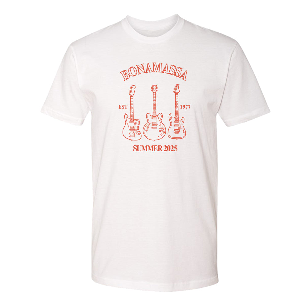 Joe Bonamassa Summer 2025 t-skjorte svart bomull