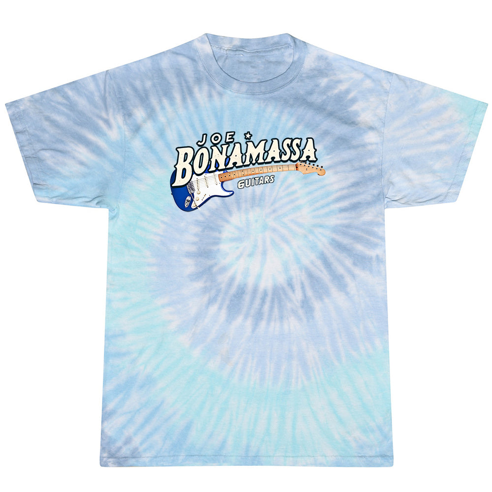 Joe Bonamassa Royal Strat Tie Dye t-skjorte Blue Ocean