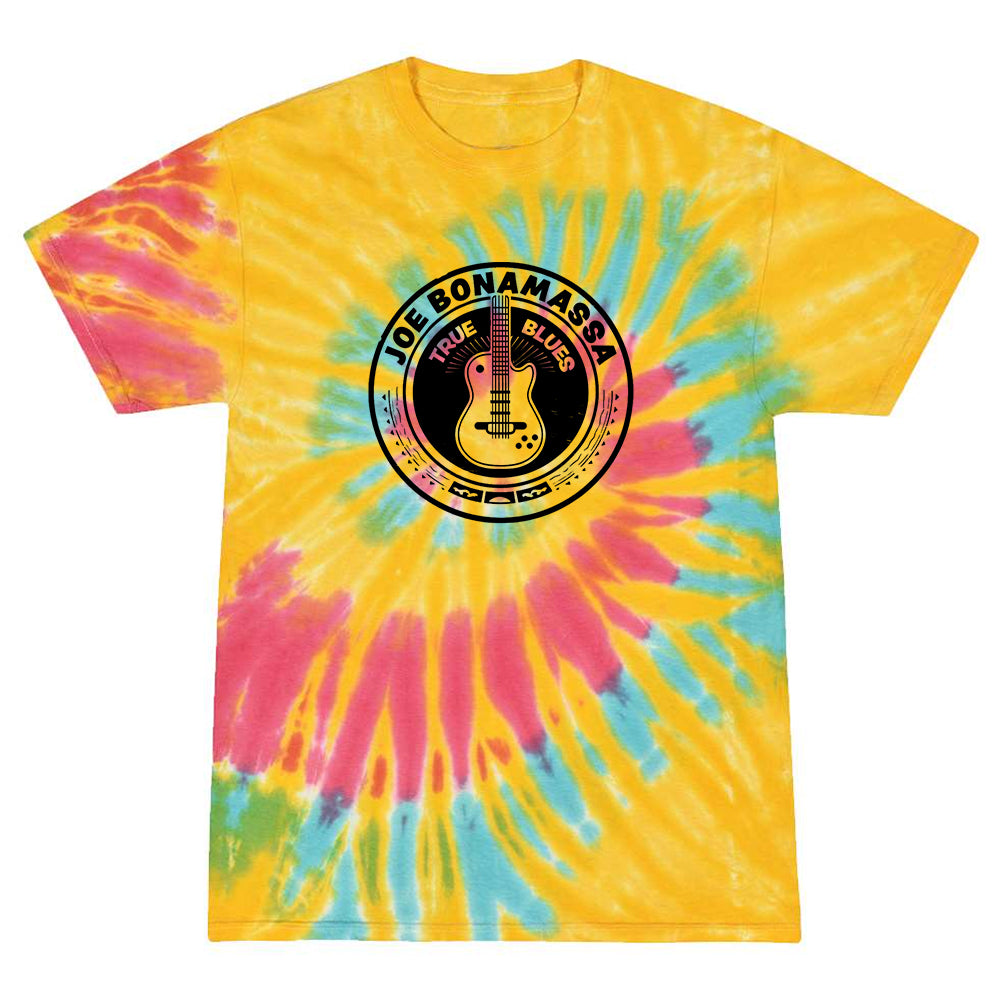 Joe Bonamassa True Blues Tie Dye T-skjorte Multi-Rainbow flerfarget
