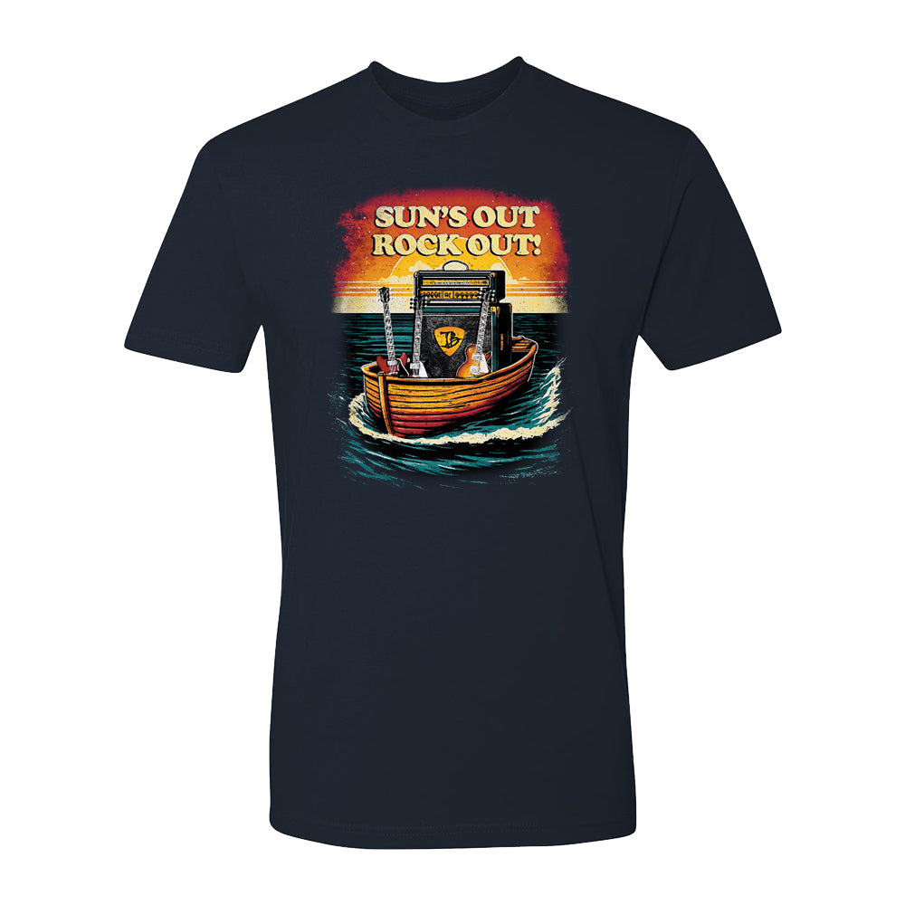 Joe Bonamassa Sun's Out Rock Out t-skjorte svart bomull