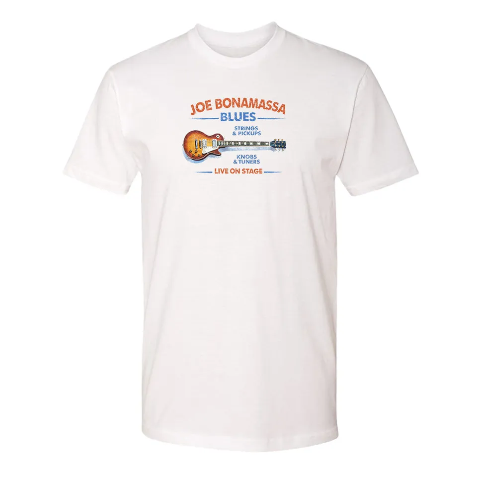 Joe Bonamassa Strings Pickups Blues t-skjorte unisex svart