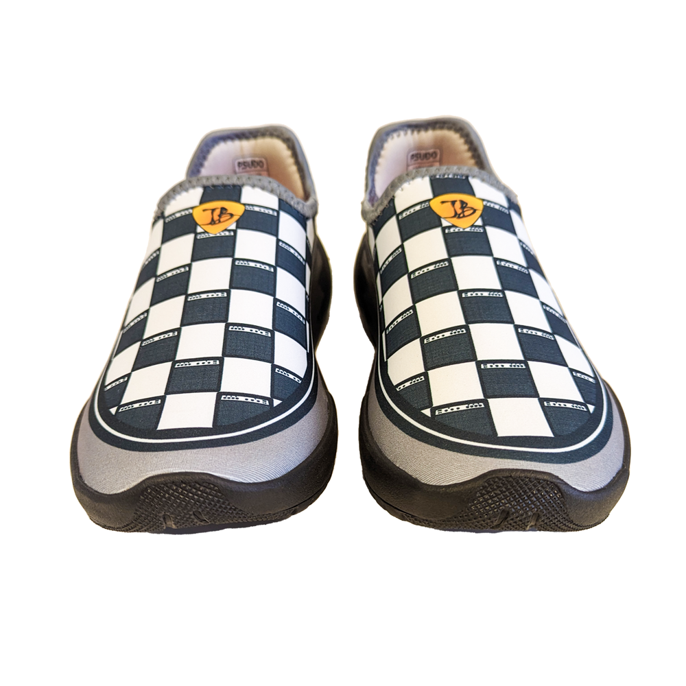Joe Bonamassa Checkered Amps sneakers slip-on resirkulert