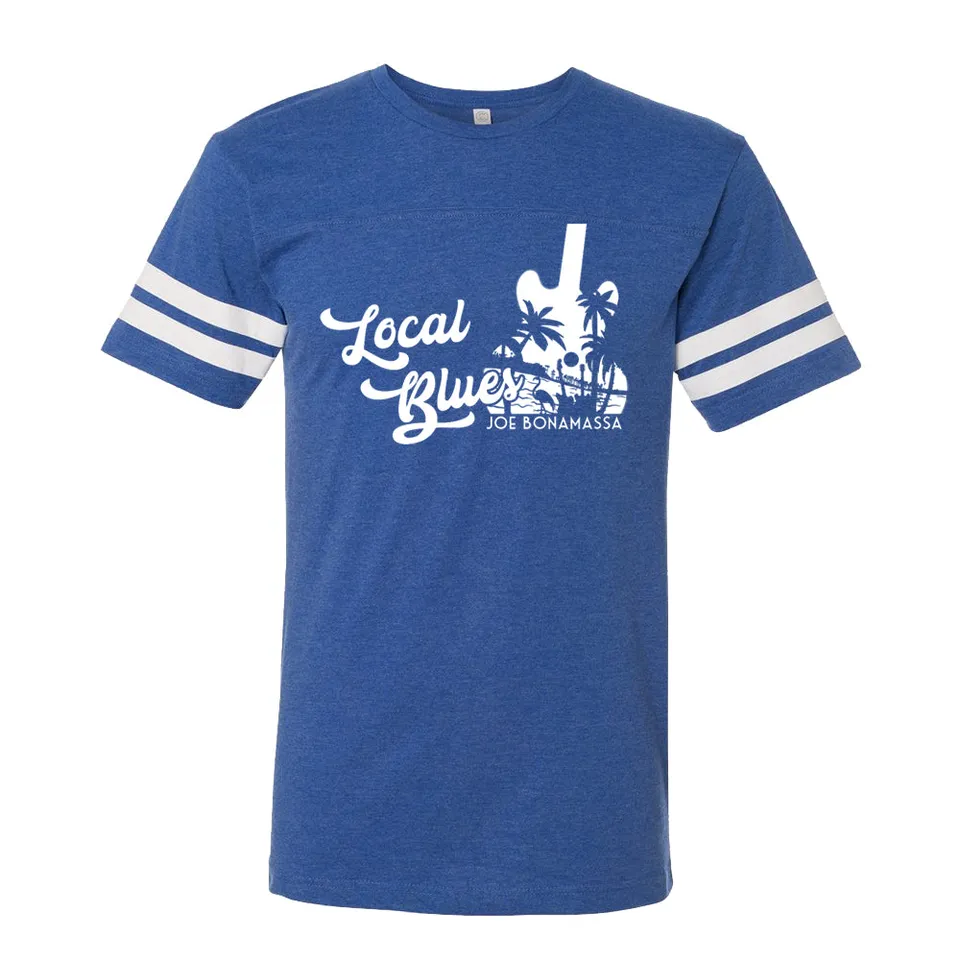 Joe Bonamassa Local Blues Football t-skjorte herre bomull
