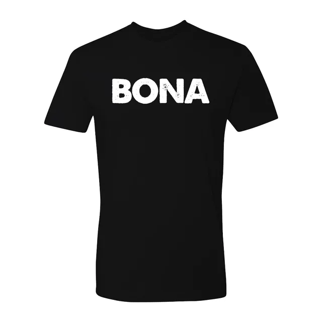 Joe Bonamassa BONA t-skjorte svart bomullsjersey