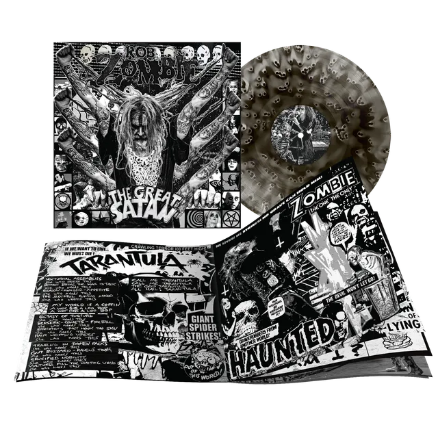 Rob Zombie The Great Satan vinyl LP ghostly black