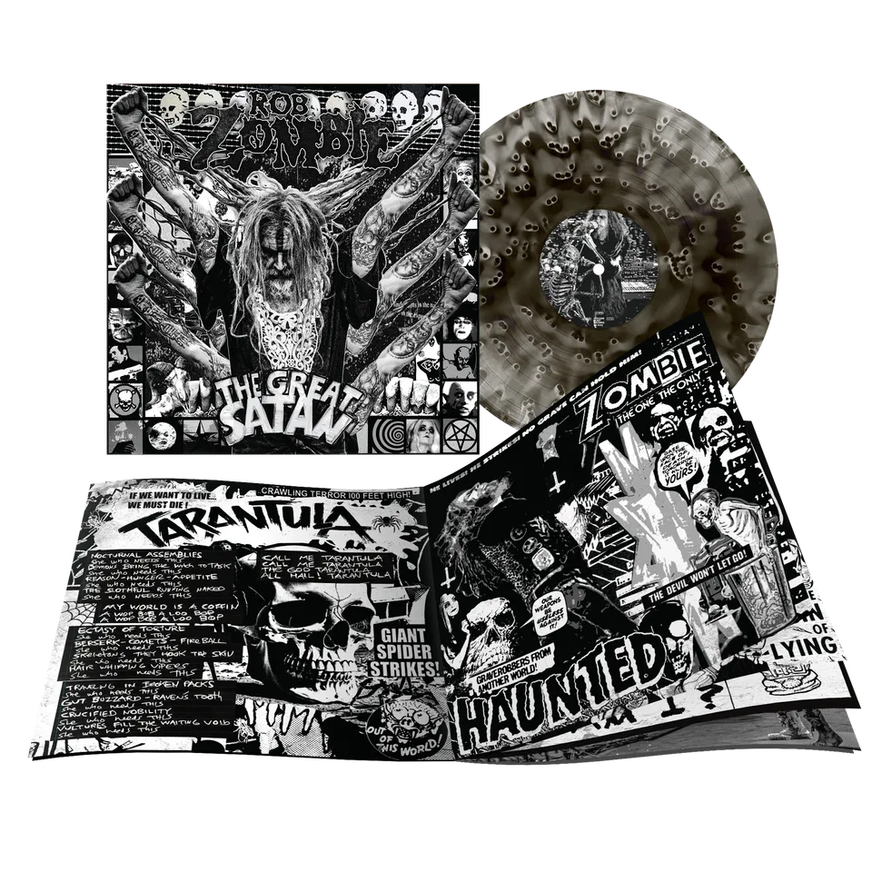 Rob Zombie The Great Satan vinyl LP ghostly black