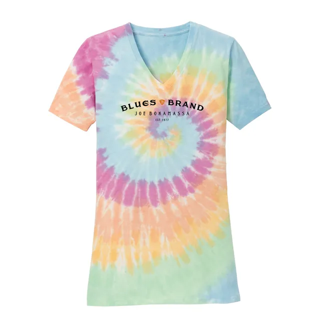 Joe Bonamassa Blues Brand T-skjorte dame tie-dye V-hals