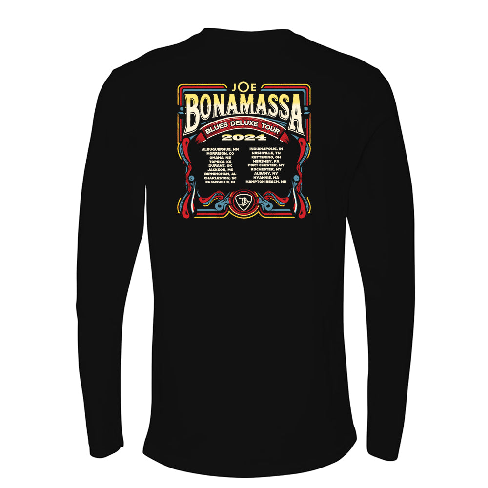 Joe Bonamassa 2024 U.S. Summer Tour langermet svart