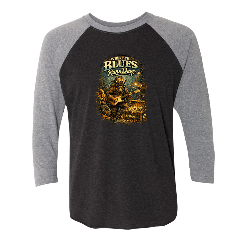 Joe Bonamassa Blues Runs Deep 3/4 t-skjorte unisex
