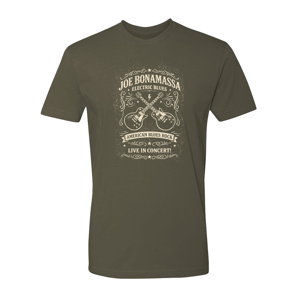 Joe Bonamassa JB Electric Blues t-skjorte svart bomull