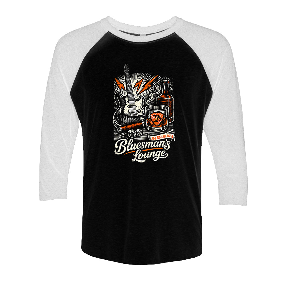 Joe Bonamassa Bluesman's Lounge 3/4 t-skjorte unisex triblend