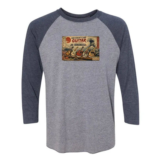 Joe Bonamassa Sushi Wave Of Blues raglan hvit/svart