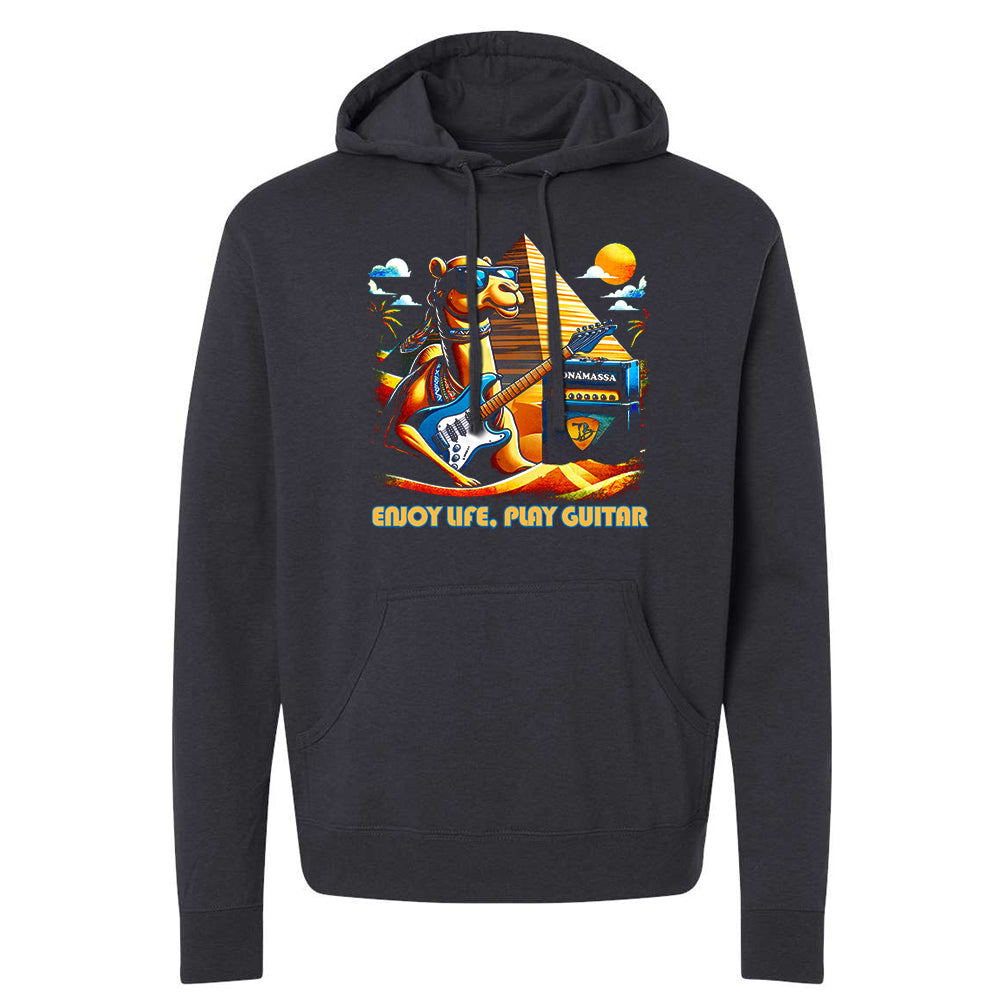Joe Bonamassa Enjoy Life Play Guitar hoodie svart unisex