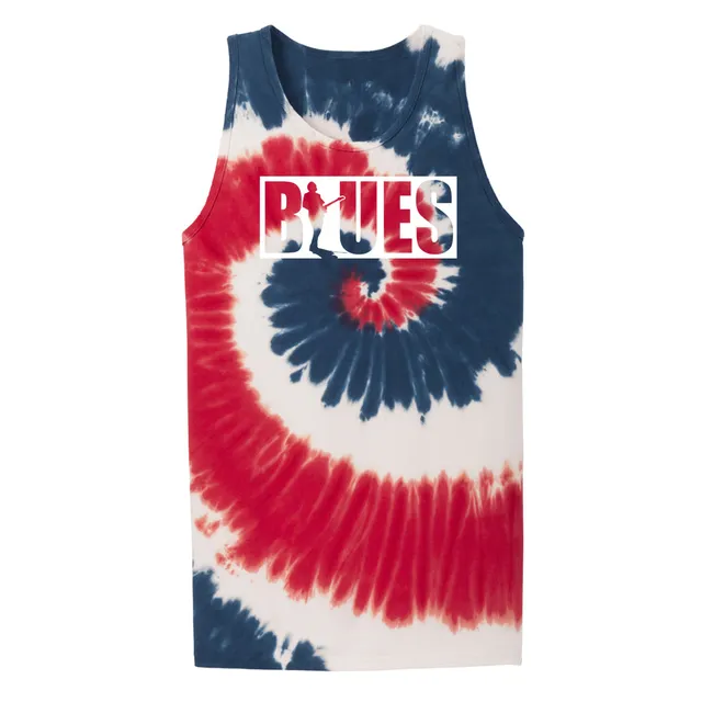 Joe Bonamassa Blues Block singlet unisex tie dye bomull