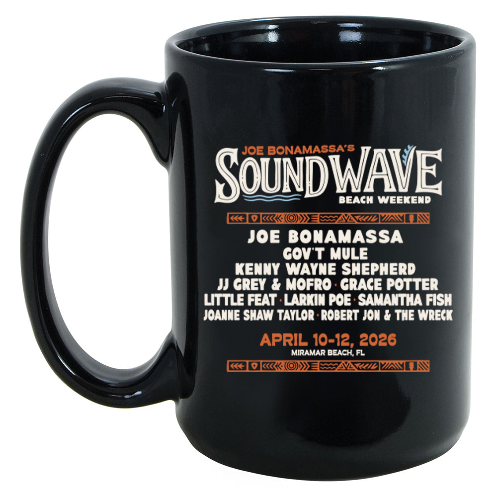 Joe Bonamassa Sound Wave Beach Weekend krus 11oz