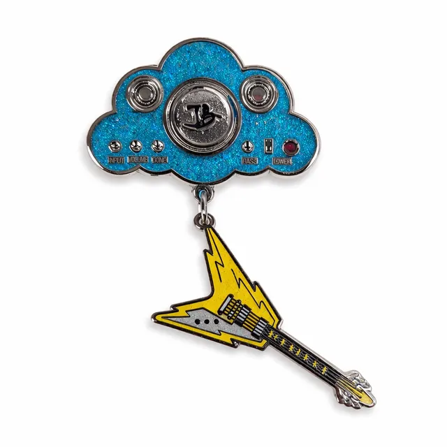 Joe Bonamassa Flying V Storm pin glitter samleobjekt