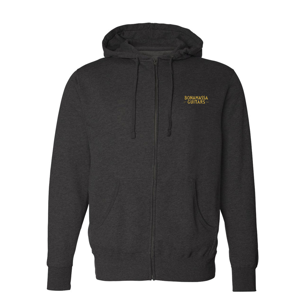 Joe Bonamassa Standard Gold hettejakke unisex glidelås