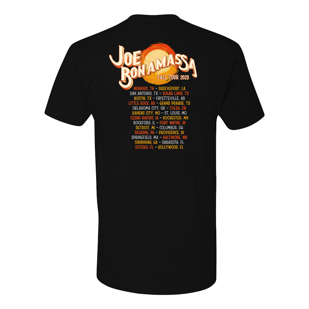 Joe Bonamassa 2023 U.S. Fall Tour Serenade t-skjorte unisex