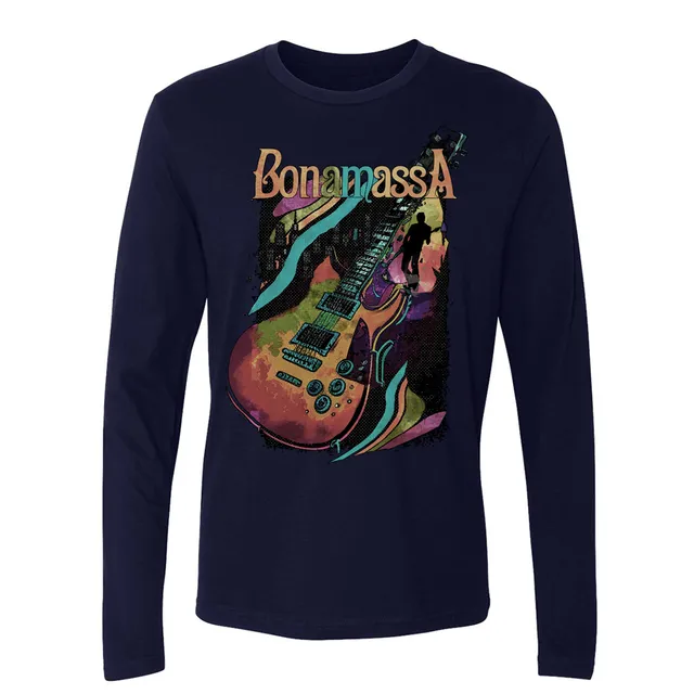 Joe Bonamassa City Blues Fresco langermet herre navy