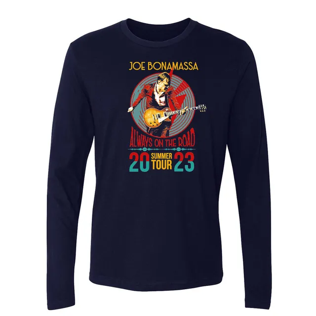 Joe Bonamassa 2023 U.S. Summer Tour langermet t-skjorte svart