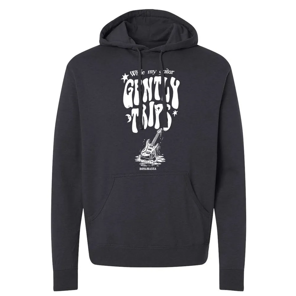 Joe Bonamassa Gently Trips hoodie hvit unisex pullover