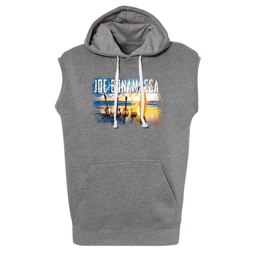 Joe Bonamassa Sunset Blues ermeløs hettegenser herre triblend