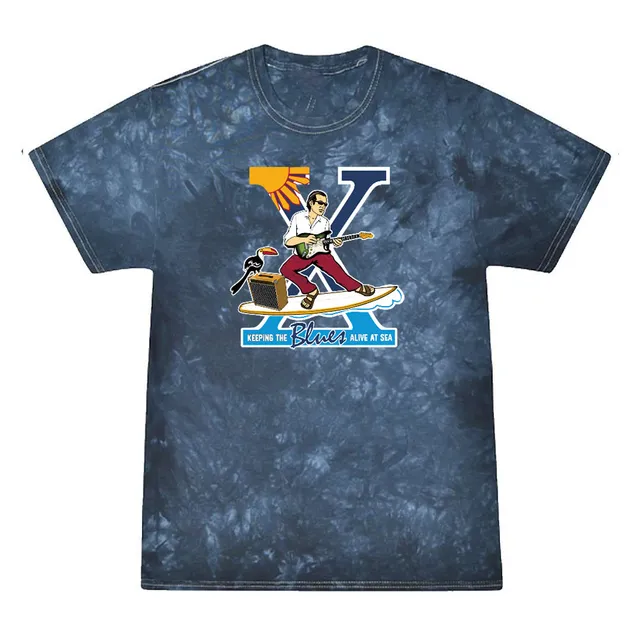 Joe Bonamassa KTBA at Sea X 2025 t-skjorte crystal tie dye