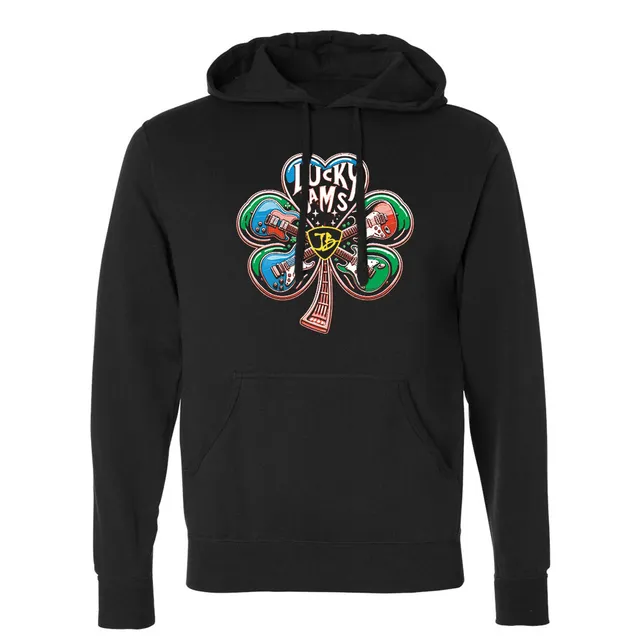 Joe Bonamassa Lucky Jams hoodie svart unisex bomullsfleece
